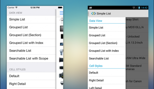 Crosslight Drawer Navigation